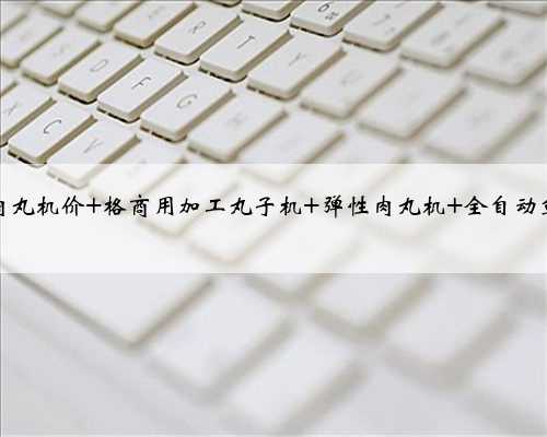 小型肉丸机价 格商用加工丸子机 弹性肉丸机 全自动鱼丸机