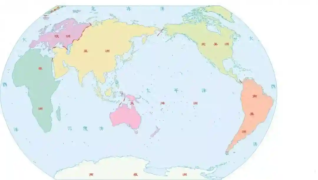 有常住人口的四块大陆，它们的东南西北极点分别都是哪里？