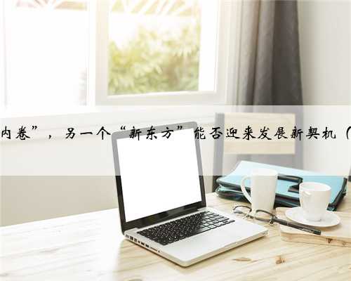 逃离“内卷”，另一个“新东方”能否迎来发展新契机（上）？