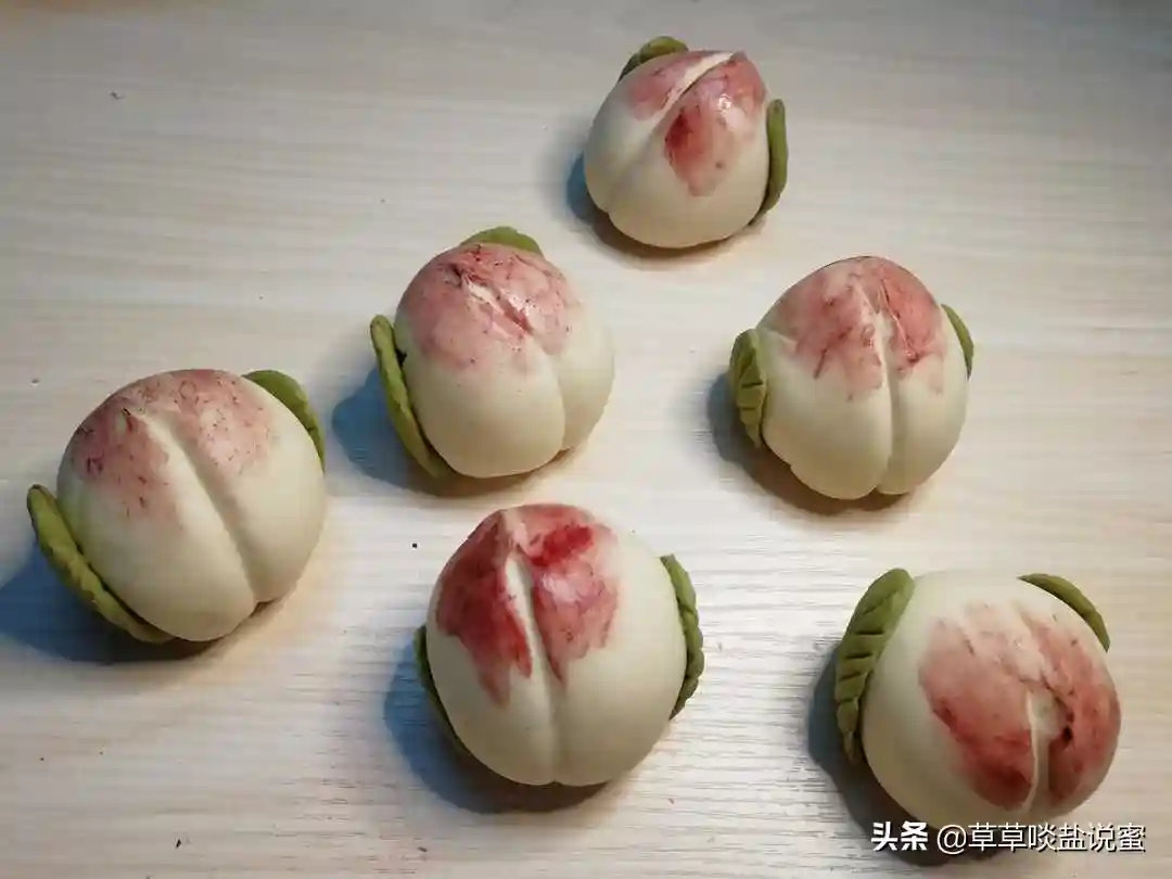 祝寿是用生日蛋糕？还是寿桃？做份寿桃馒头，中式有礼仪