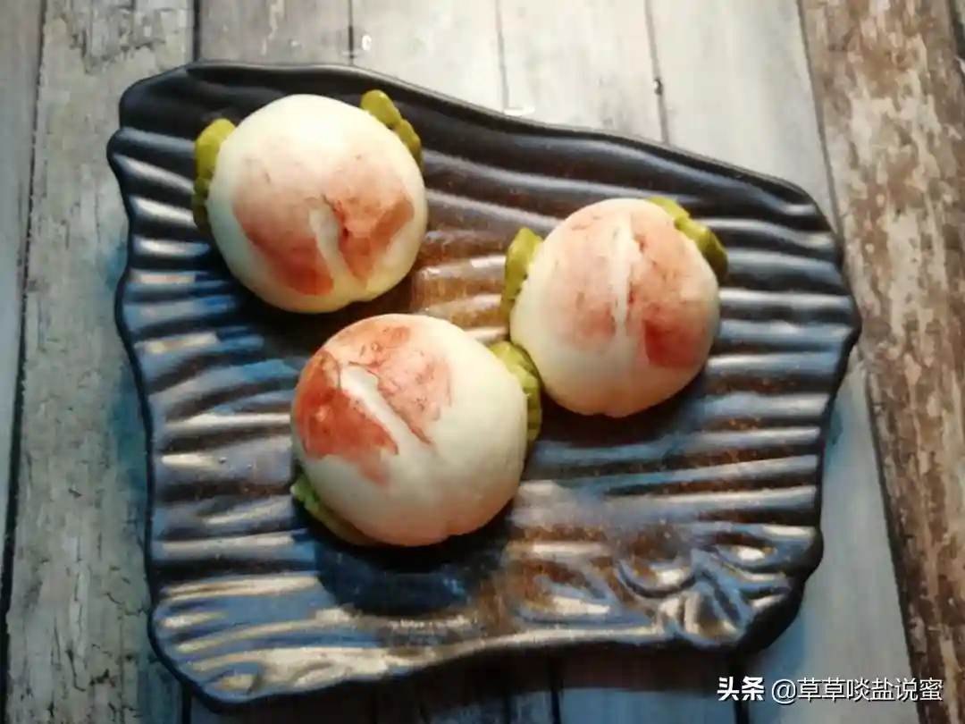 祝寿是用生日蛋糕？还是寿桃？做份寿桃馒头，中式有礼仪