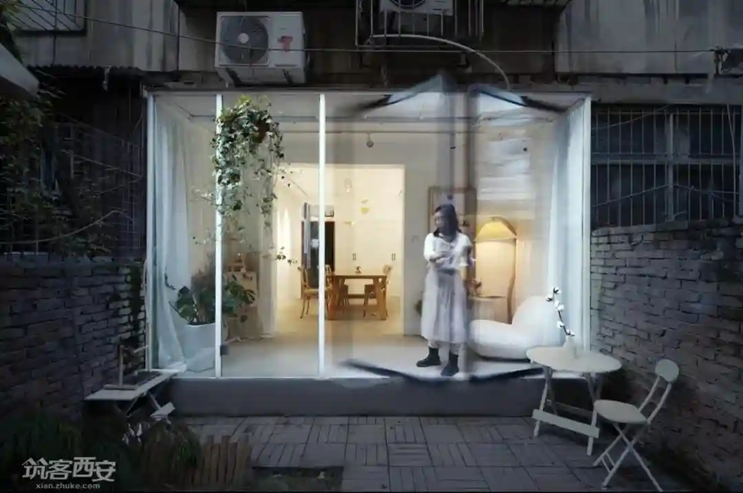 50㎡老小区改造甜品店｜温柔治愈，开启时代“甜蜜魔盒”