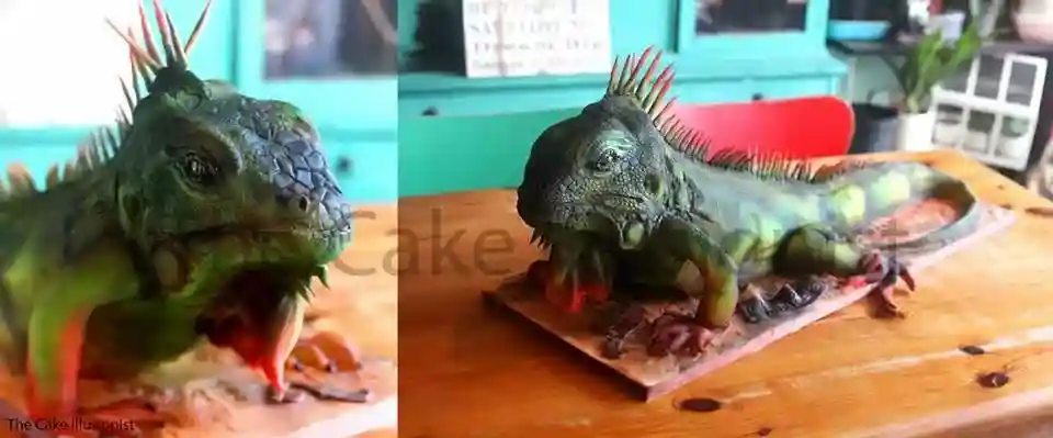 蛋糕做得太逼真，她下刀的一刻，网友们：你这是在虐待动物啊！