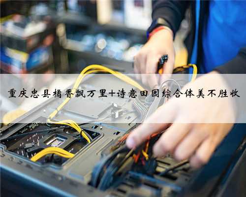 重庆忠县橘香飘万里 诗意田园综合体美不胜收