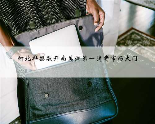 河北鲜梨敲开南美洲第一消费市场大门