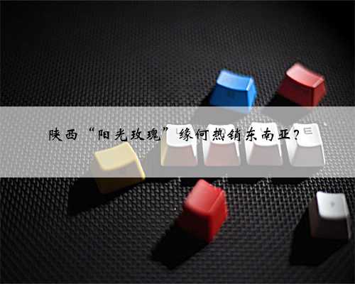 陕西“阳光玫瑰”缘何热销东南亚？